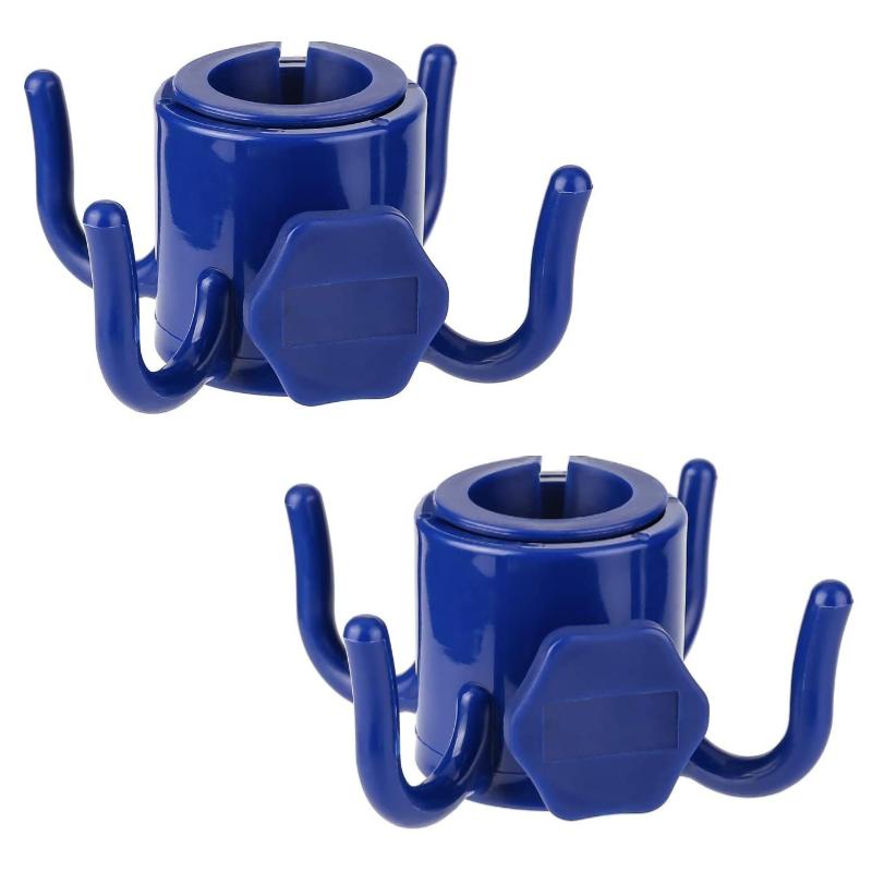 Portable Outdoor Beach Umbrella Hooks Hanger Versatile Space-saving Four-corner Hook Useful Wear-resistant Umbrella Accessories