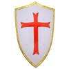 Knight Templar Crusader Shield 18G Steel LARP