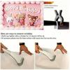 2D плоский дизайн 1 штука с одним сообщением «С Днем Рождения», featuring a cute animal design suitable for home decoration