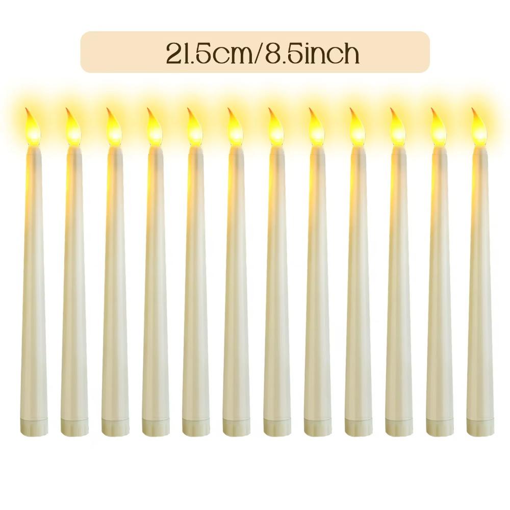 12-72PCS LED Candles Flickering Flameless Candles Wedding Table Decorative Candles Battery Operated Christmas Candles Home Decor