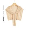 Summer Ice Silk Sun Protection Shawl: Lightweight Knitted Shoulder Protector & Scarf