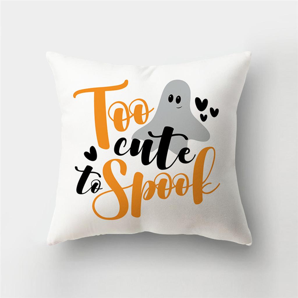 Хэллоуин тема ужас тыква принт узор наволочка дома гостиная диван украшения полиэстер молния подушка наволочка