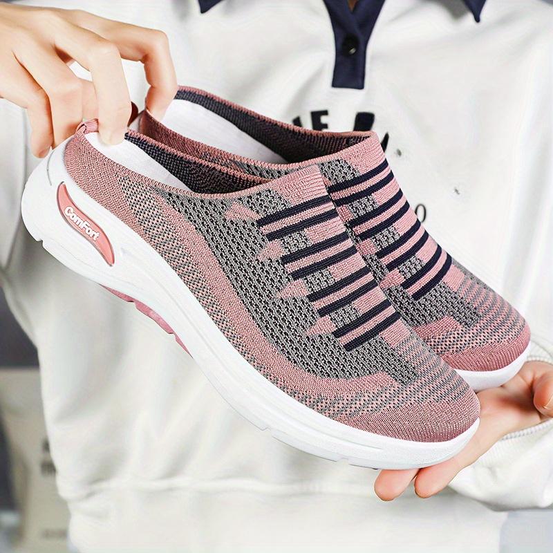 Женские тапочки, сетчатые сандалии, женская обувь, легкие тапочки на танкетке, шлепанцы для женщин, новое поступление