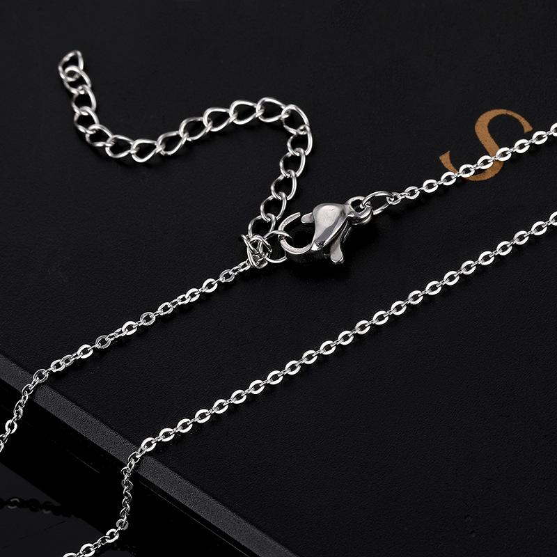 Stainless Steel Dainty Tiny Heart Necklace Silver Plated Tiny 3D Love Charm Choker Necklace For Women Pendant Jewelry Gift