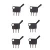 10pcs Micro Switches Miniature Small Limit Travel Switch With Hole Three Pins