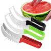 Kitchen Watermelon Slicer Stainless Steel Watermelon Knife Cutter Fork Kitchen Accessory Gadget Artifact Salad Fruit Digger Tool