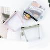 Clear Mesh Mini Coin Bags Purse Small Cosmetic Bag Makeup Case Portable ID Credit Card Holder Key Earphone Data Line Storage Bag
