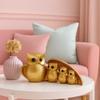 Golden Owl Family (Mother & Child) for Home Decor (Pack of 1, Golden)