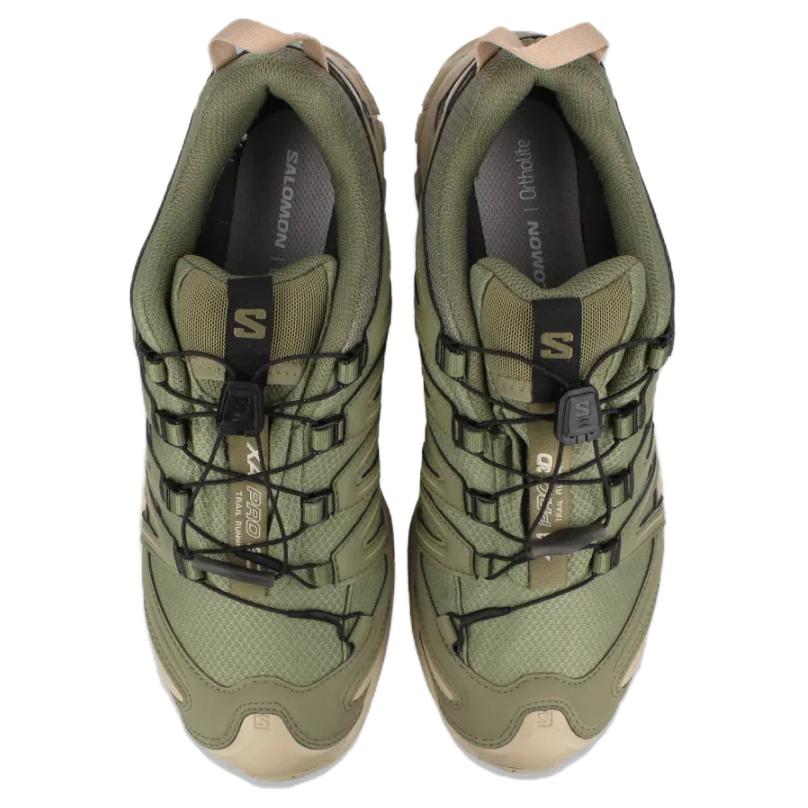 SALOMON XA Pro 3D GORE-TEX Deep Lichen Green Unisex Sneakers White-Pepper Silver-Cloud L47587400