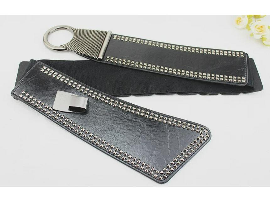 Модный женский пояс в корейском стиле — универсальный, декоративный и широкий, идеально подходит к юбкам.