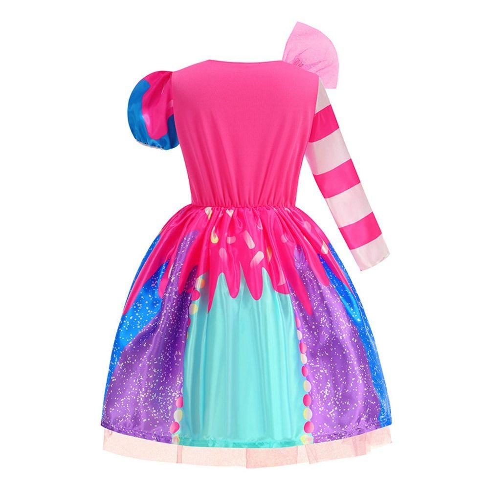Cosplay Children's Candy Dress With Candy Hat Cosplay Costume Fashion Prom Costume Kids