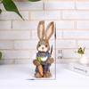 32cm Easter Rabbit Props Home Living Room Decoration Ornaments Simulation Rabbit Easter Grass Fur Rabbit