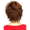 Короткие парики, вьющийся женский натуральный парик с челкой, синтетический светлый каштановый костюм для волос, парик для ежедневного использования для женщин, термостойкий парик