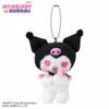Держатель для маскота Sanrio KUROMI Сердце ( Оригинальное аниме Netflix My Melody & KUROMI ) NEW