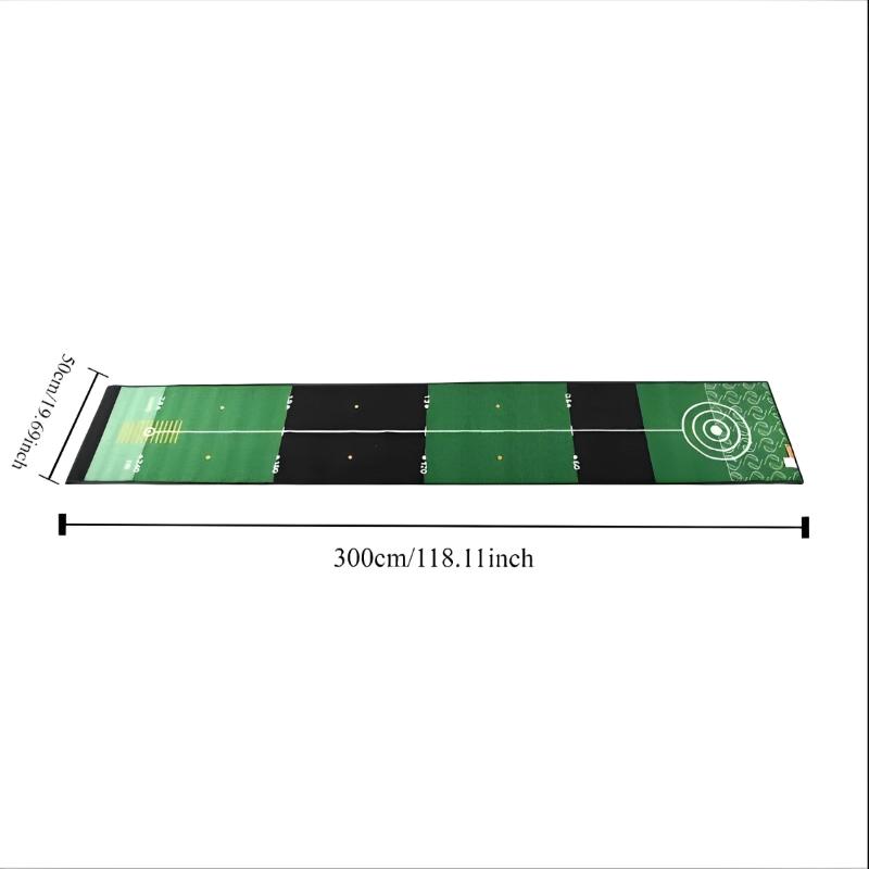 1/50x300 см Коврик для гольфа Putting Green, для помещений и улицы, прочный тренировочный коврик для дома, офиса, сада