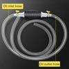 Fuel Transfer Pump Manual Suction Pump Hand Water Transfer Pump with PVC Delivery Hose for Gasoline Diesel Liquid Fish Tank