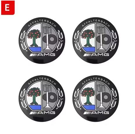 CQV1 56mm 60mm 65mm 75mm Car Wheel Center Hub Cap Emblem Sticker For Mercedes Benz W204 W205 W212 W213 W221 W177 W246 GLA GLC CLA ZZZ