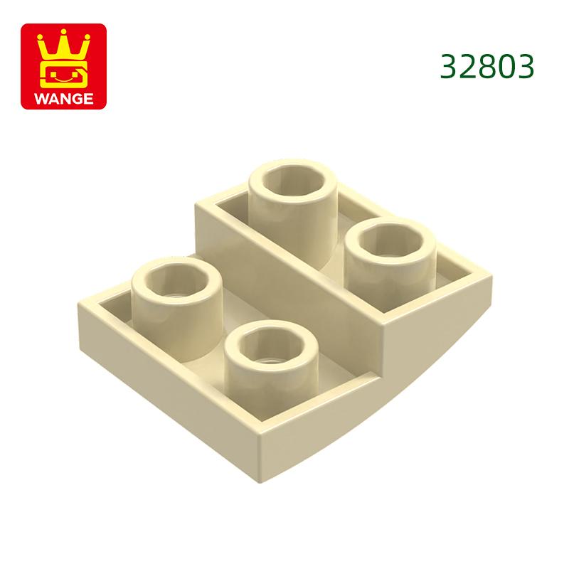 Нетоксичный 150 шт./лот 32803 Наклонный изогнутый 2x2x2/3 Строительный блок Moc Цветные аксессуары Совместимы с Brick DIY Детская игрушка