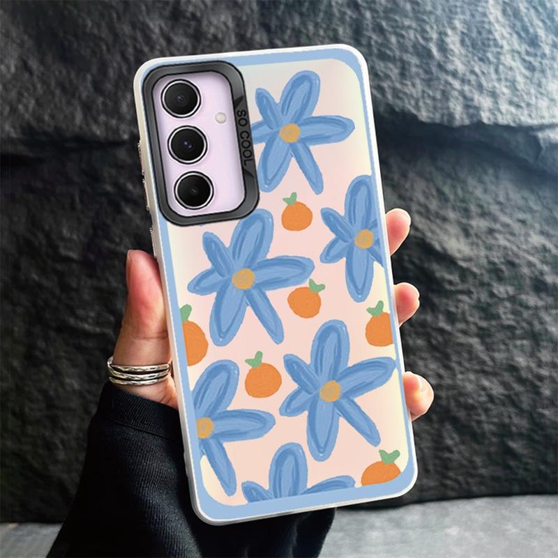 Чехол для телефона Samsung S24 Ultra S23 Plus S22 S21 S20 FE A55 A54 A53 A35 A34 A32 A25 A24 A15 A14 A13 5G противоударный бампер градиентный чехол Aurora