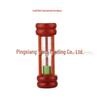 Children's Creative Red Wooden Hourglass Timer with Sand Glass Ornament