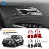 Настоящая мягкая карбоновая наклейка для Kia Sportage NQ5 2025 2025 2025 2025 LHD RHD Панель накладки на ручки дверей автомобиля Внутренние аксессуары