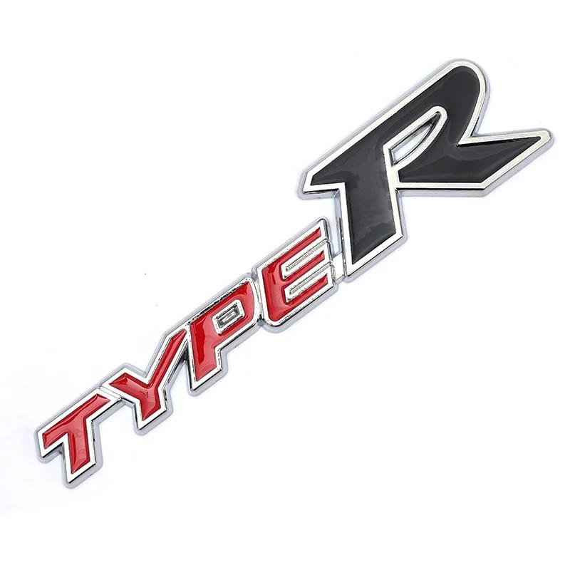 AAALY1 Авто Стайлинг 3D Металлический Сплав Тип R Typer Наклейка Для Honda City CR-V XR-V HR-V Accord FIT Jazz Stream Crider Greiz CIVIC Spirior