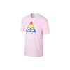 ACG Sportswear Betrue Triangle Logo Print Short Sleeve T-Shirt Men Tops Pink CZ0089-663