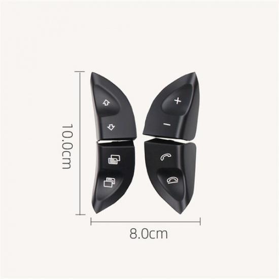 4x Car Steering Wheel Switch Button Replace Trim For Benz S Class W220 1998-2005
