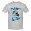 Винтаж - Мужская футболка Detroit Lions Смешные футболки оверсайз Мужские футболки из хлопка с круглым вырезом Короткие летние мужские