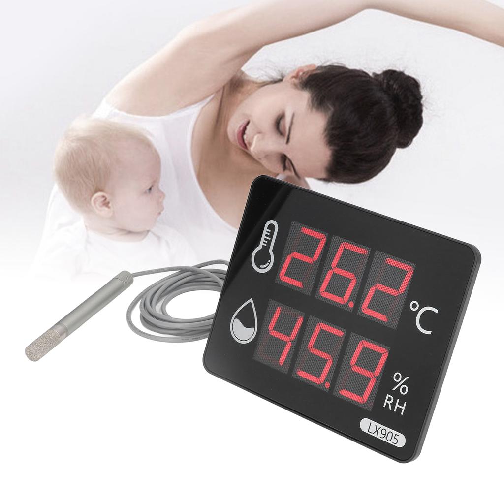 Thermometer Hygrometer Temperature Humidity Meter  100‑240V for Home Industry