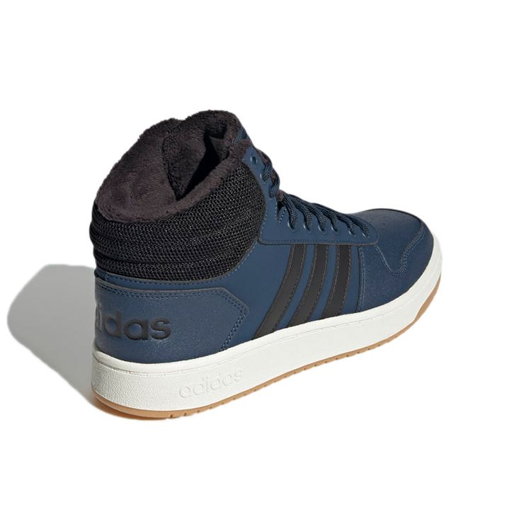 Adidas Мужские кроссовки Hoops 2.0 Mid Crew Navy Gum Blue Core-Black GZ7939