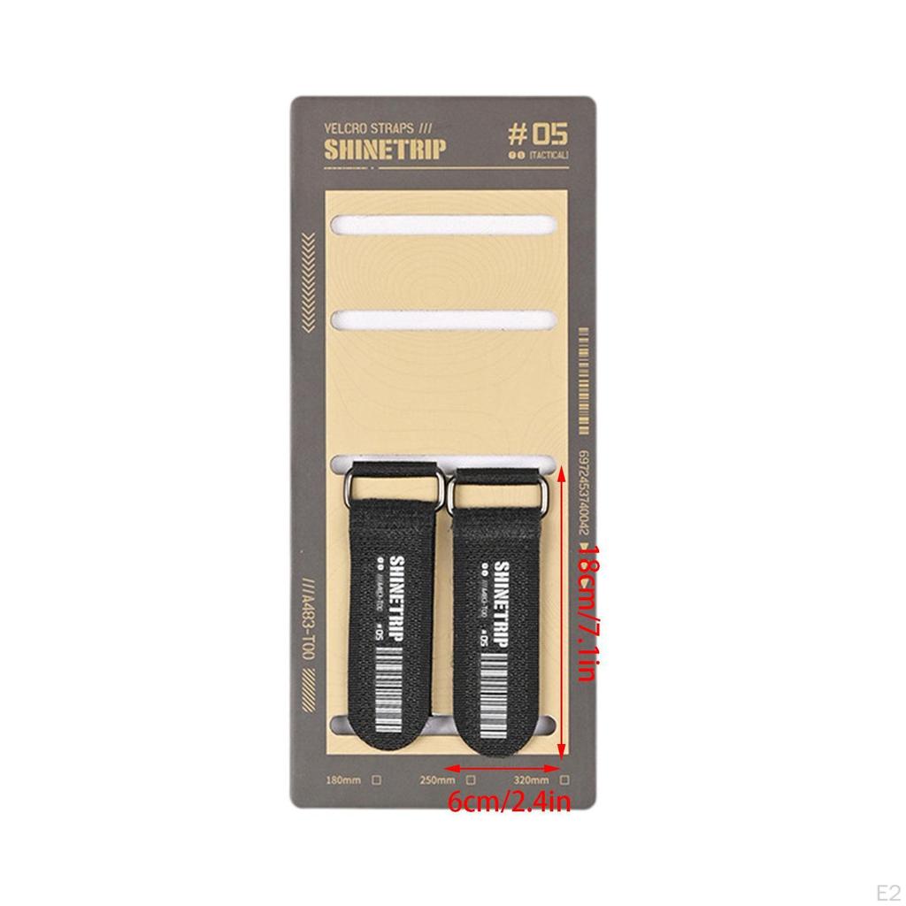 2 Pieces Heavy Duty Storage Straps Cable Strap Lashing Cord Wrap Keeper Holder for Garden