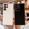 Прочный гальванизированный чехол для телефона для Samsung Galaxy S24 S23 S22 S21 S20 Ultra Plus FE A35 A53 A54 A55 A71 A72 A73 5G Мягкая крышка