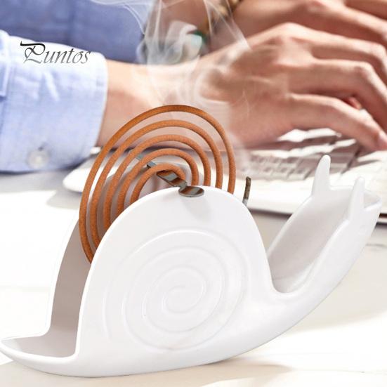 Держатель для благовоний с репеллентом от улиток, прочная спиральная курильница для благовоний, переносная настольная подставка для улавливания золы, украшение для лотка