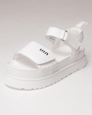 Босоножки на высокой платформе Lola Andy 1580 36 белые кожа