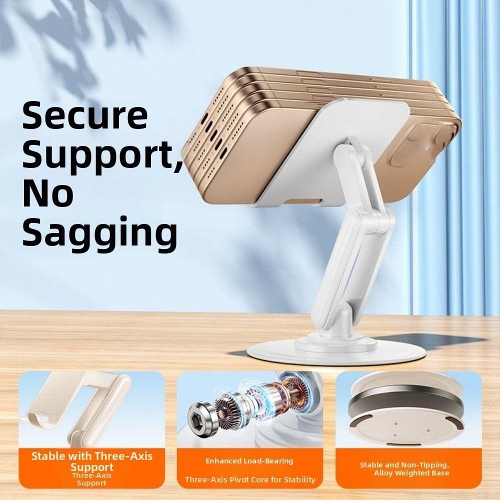 Складной держатель для мобильного телефона, регулируемый на 360 градусов, держатель для планшета, для настольного использования