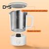 800ml Collapsible Travel Electric Kettle BPA-Free Auto Shut-off Foldable Design Portable 600W Water Boiler Small Kettle