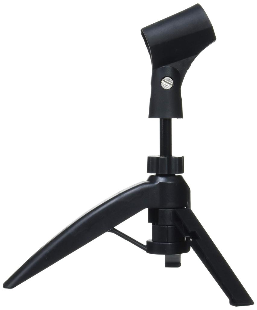 Dicon Audio MS-086 Mini Microphone Stand Foldable Tabletop Microphone Stand Black