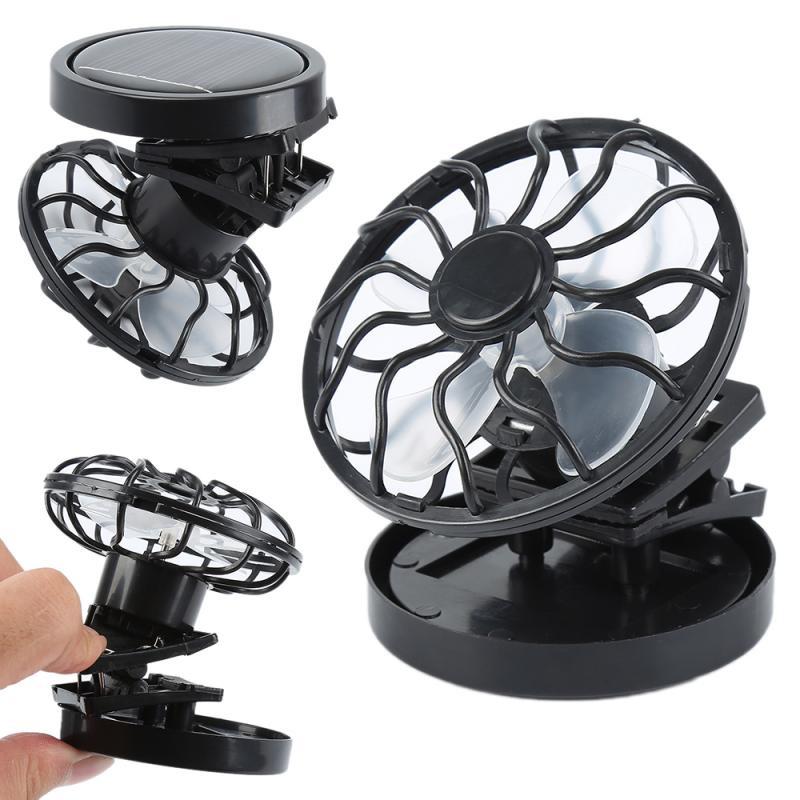 Clip Type Outdoor Solar Fan Portable Mini Fan Outdoors Tool Hiking Accessories