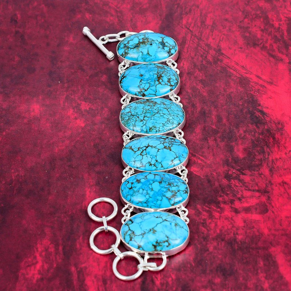 Ювелирные изделия из тибетской бирюзы, комплект ювелирных изделий из ожерелья и браслета ручной работы, ювелирные изделия из стерлингового серебра 925 пробы, красивый комплект ювелирных изделий из бирюзы для нее