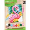 Paint by Numbers for Beginners Flamingo