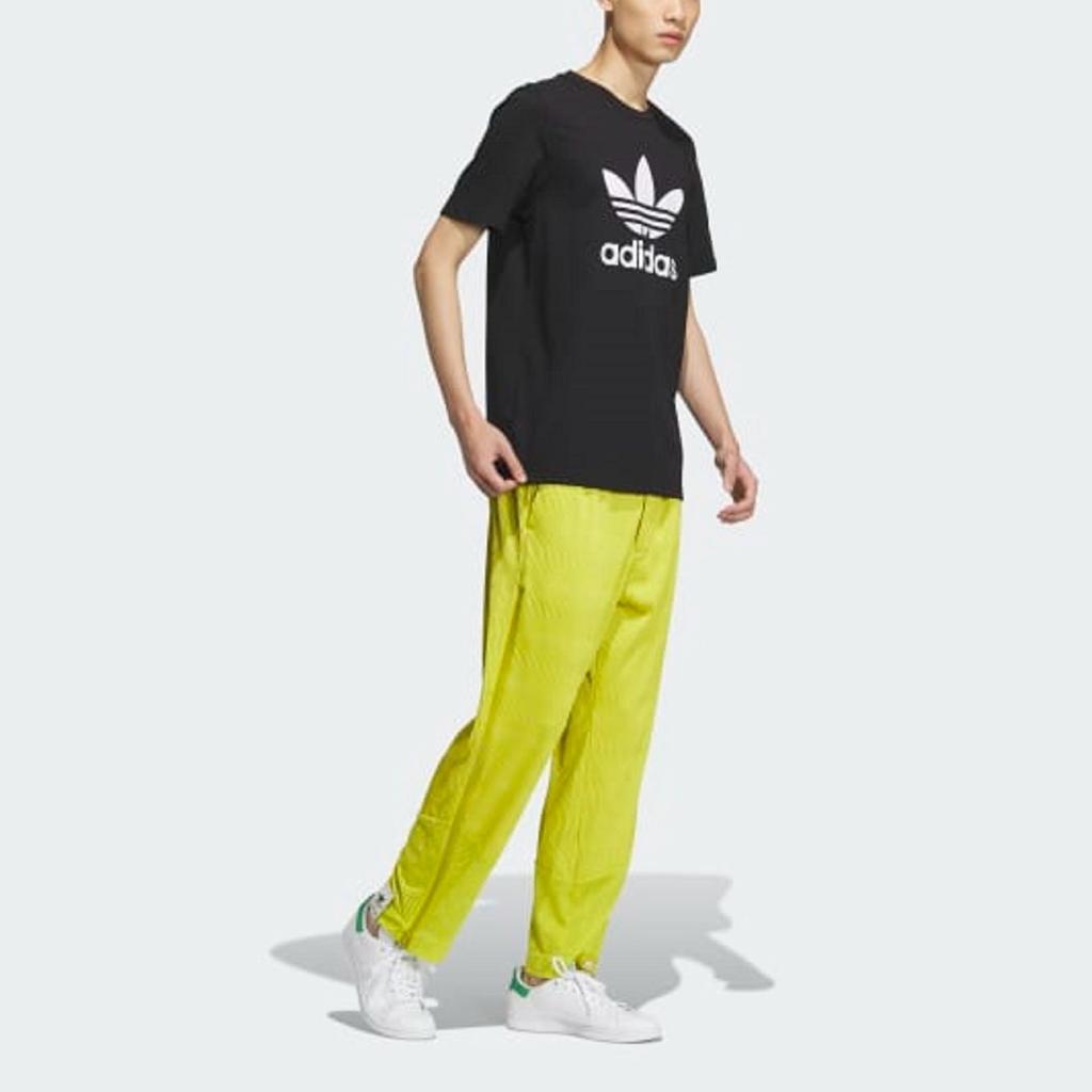 Adidas Song For The Mute X Originals FW23 Свободный крой, прямые спортивные брюки с завязками, брюки унисекс, темно-оливково-зеленый IK8597