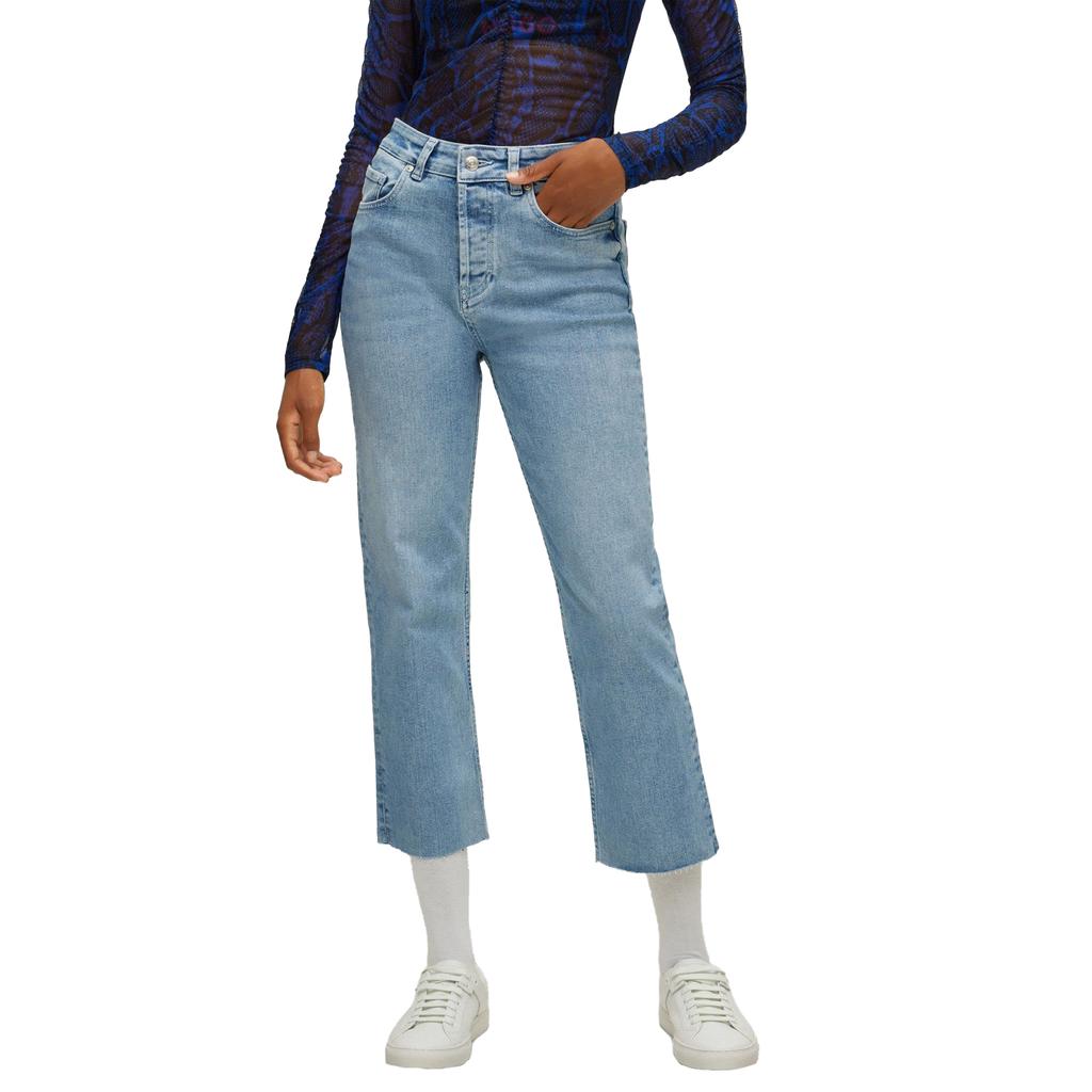 Hugo Womens/Ladies Gimberly Straight Leg Jeans