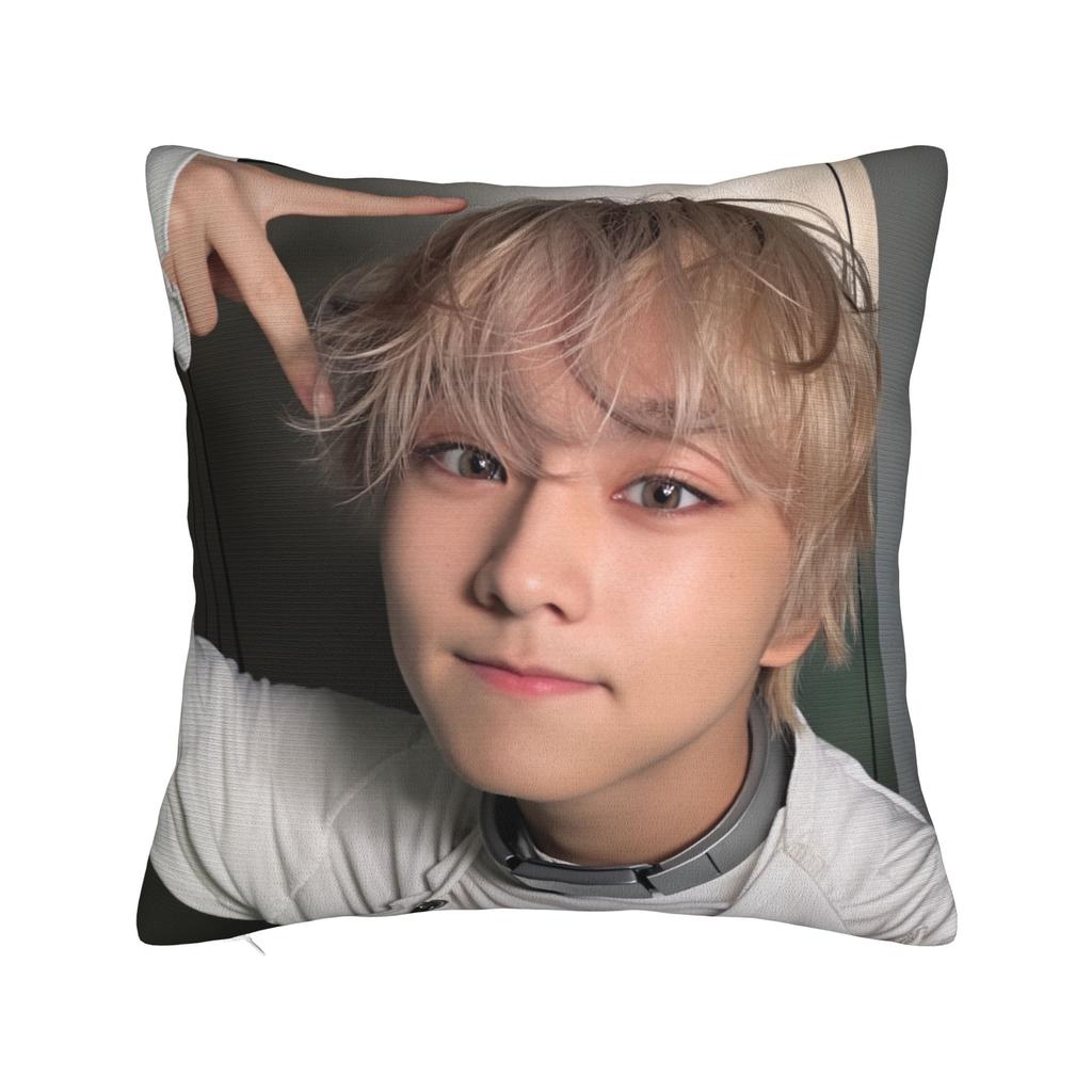 Pillow Case Kpop Style Boy Wonnie Soft Pillow Cover For Living Room Sofa Cute Funny Pillowcases