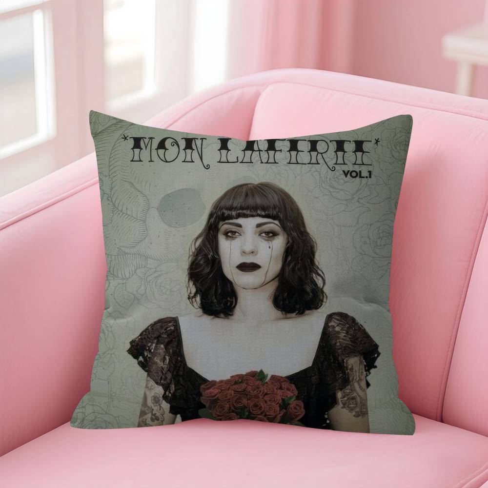 Singer MMon Laferte Music  Cushion Cover Car Throw Pillow Case For Sofa Car Christmas Gift 40x40cm 45x45cm