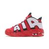 Air More Uptempo QS PS University Красные детские кроссовки Бело-черные CD9403-600
