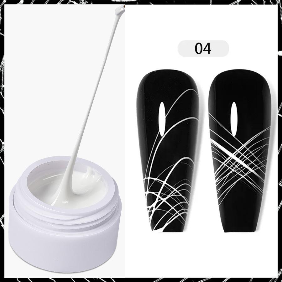 5 мл рисунок УФ гель для ногтей эластичная подводка DIY веб-лак паутина гель-паук цветочные типсы для ногтей