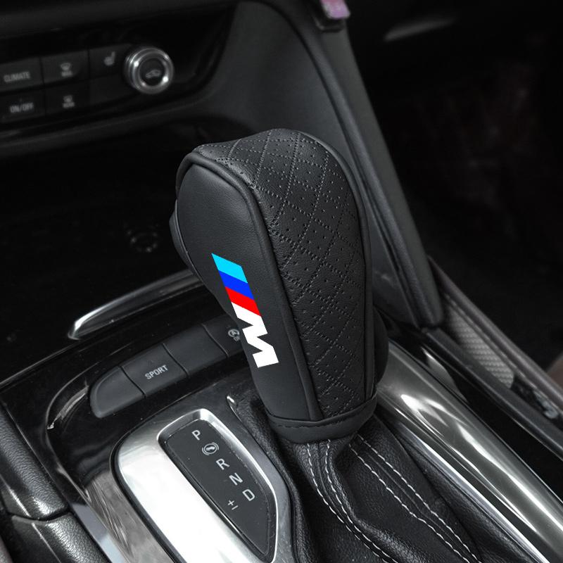 CMU2 PU Car Shift Handle Cover+Auto Non-slip Hand brake Cover For BMW M M3 Performance F20 F40 F22 F30 E90 F32 F06 F07 F46 E60 M5