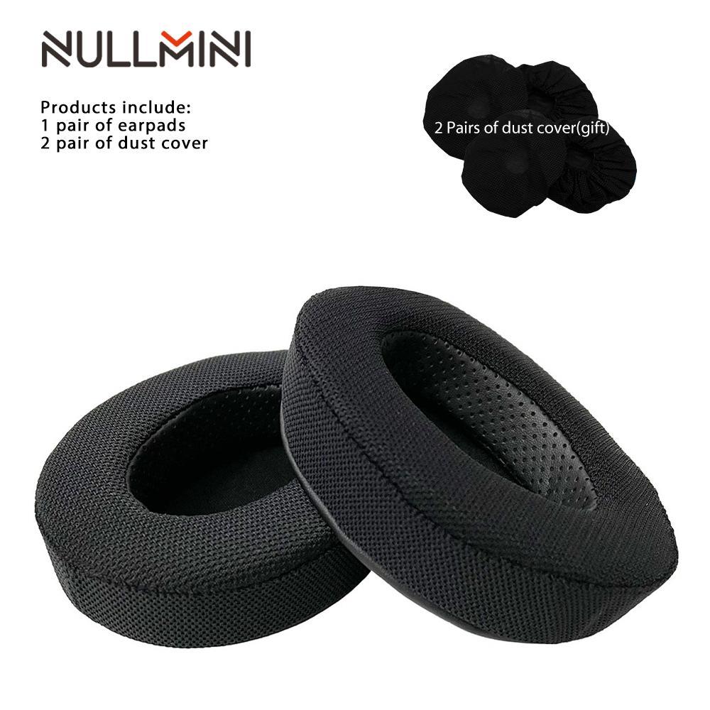 NullMini Replacement Earpads for Cowin E8 Headphones Leather Velvet Velour Sleeve Earphone Cooling Gel Earmuff