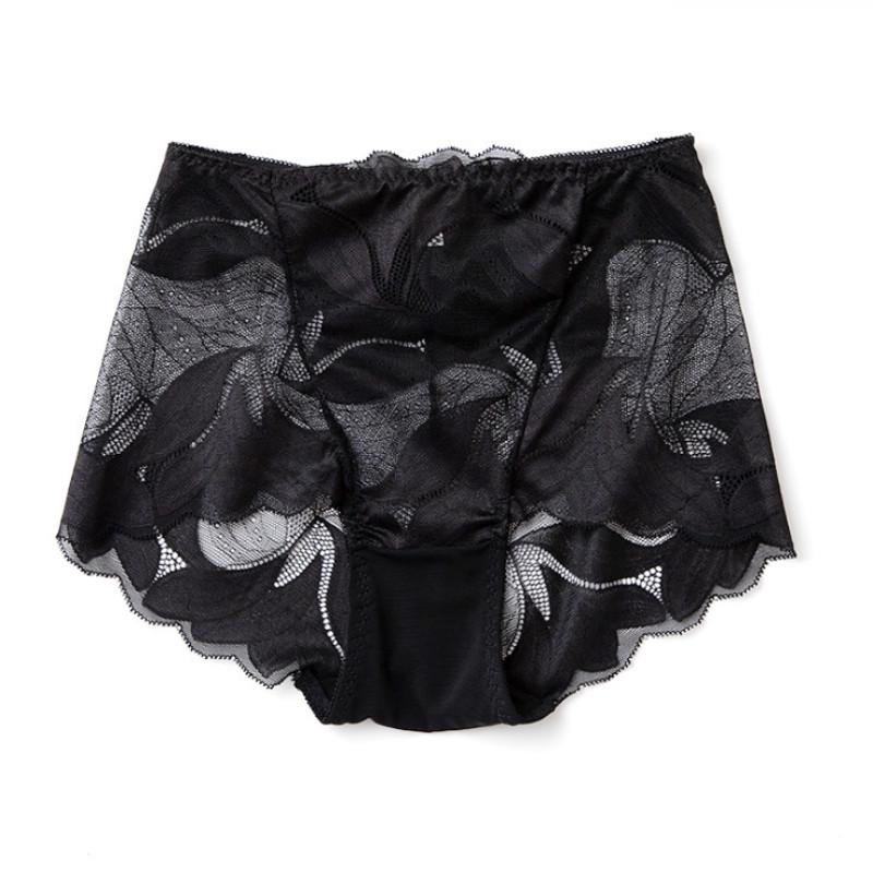 Sexy Women Lace Seamless Underwear Comfortable Underwear High Waist Briefs Large Size Panties EMA